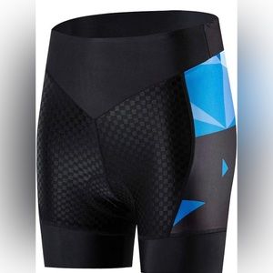 JPOJPO women’s padded cycling shorts with 5D gel padding NWOT